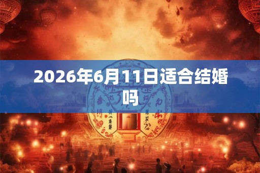 2026年6月11日适合结婚吗