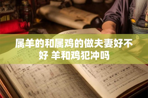 属羊的和属鸡的做夫妻好不好 羊和鸡犯冲吗
