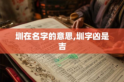 圳在名字的意思,圳字凶是吉