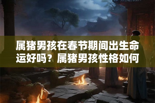 属猪男孩在春节期间出生命运好吗？属猪男孩性格如何？