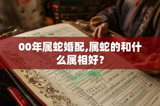 00年属蛇婚配,属蛇的和什么属相好？