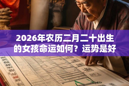 2026年农历二月二十出生的女孩命运如何？运势是好是坏？
