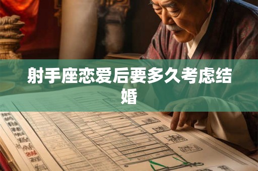 射手座恋爱后要多久考虑结婚 射手座恋爱后要多久考虑结婚