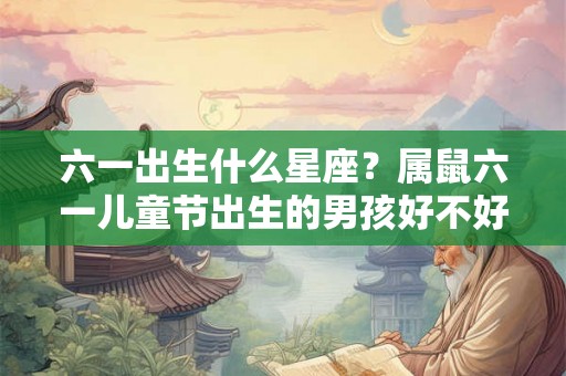 六一出生什么星座?属鼠六一儿童节出生的男孩好不好? 六一出生什么星座?属鼠六一儿童节出生的男孩好不好?
