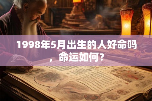 1998年5月出生的人好命吗，命运如何？
