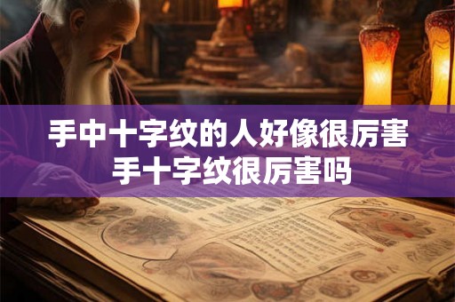 手中十字纹的人好像很厉害 手十字纹很厉害吗