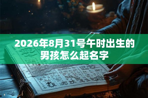 2026年8月31号午时出生的男孩怎么起名字 2026年8月31号午时出生的男孩怎么起名字