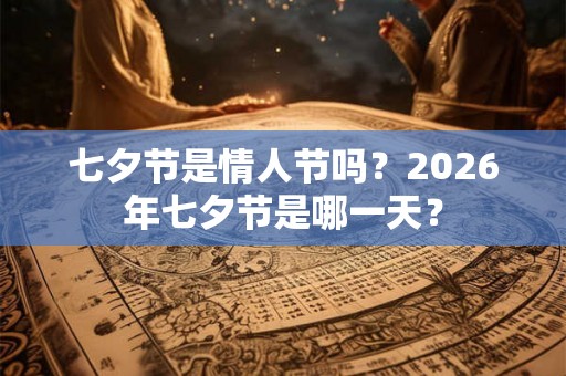 七夕节是情人节吗?2026年七夕节是哪一天? 七夕节是情人节吗?2026年七夕节是哪一天?