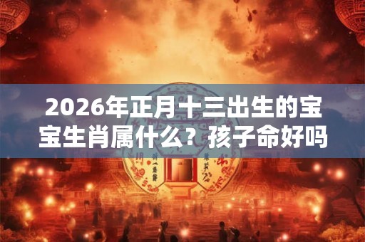 2026年正月十三出生的宝宝生肖属什么？孩子命好吗？