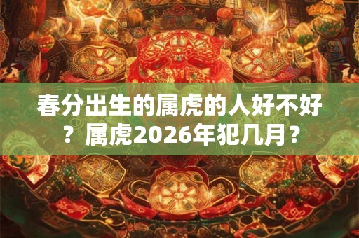 春分出生的属虎的人好不好？属虎2026年犯几月？