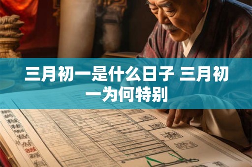 三月初一是什么日子 三月初一为何特别 三月初一是什么日子 三月初一为何特别
