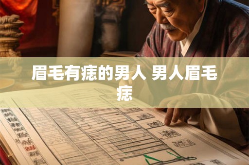 眉毛有痣的男人 男人眉毛痣 眉毛有痣的男人 男人眉毛痣