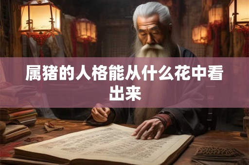 属猪的人格能从什么花中看出来