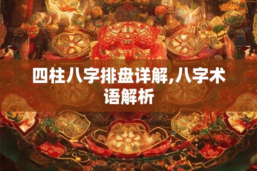 四柱八字排盘详解,八字术语解析