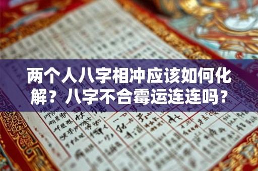 两个人八字相冲应该如何化解？八字不合霉运连连吗？