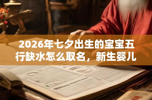 2026年七夕出生的宝宝五行缺水怎么取名，新生婴儿免费取名