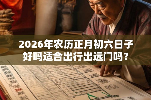 2026年农历正月初六日子好吗适合出行出远门吗? 2026年农历正月初六日子好吗适合出行出远门吗?