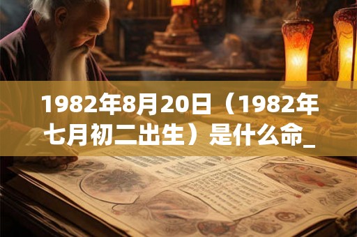 1982年8月20日(1982年七月初二出生)是什么命_命运如何 1982年8月20日(1982年七月初二出生)是什么命_命运如何