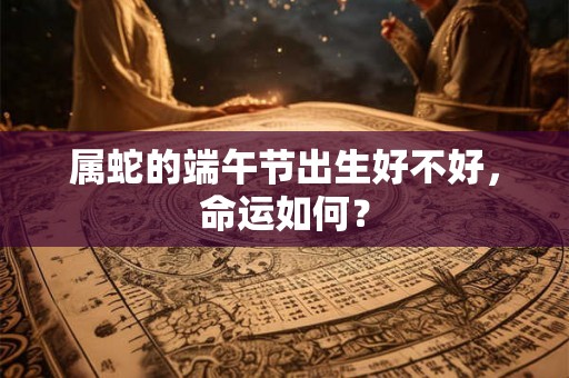 属蛇的端午节出生好不好，命运如何？