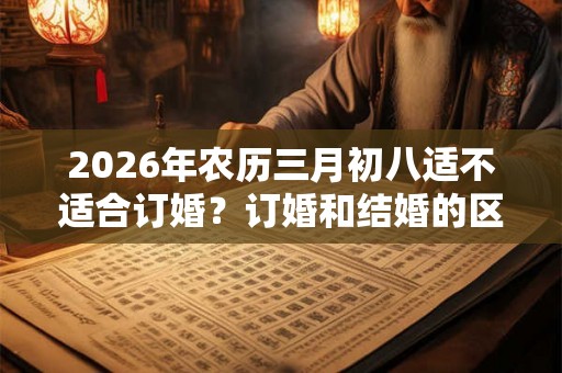 2026年农历三月初八适不适合订婚？订婚和结婚的区别