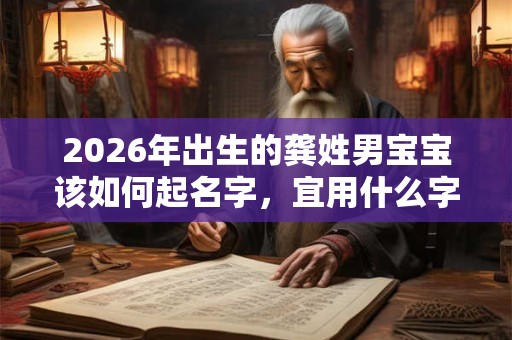 2026年出生的龚姓男宝宝该如何起名字，宜用什么字。