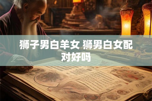 狮子男白羊女 狮男白女配对好吗