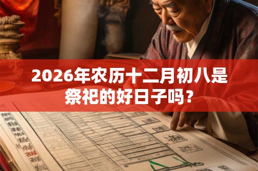 2026年农历十二月初八是祭祀的好日子吗? 2026年农历十二月初八是祭祀的好日子吗?