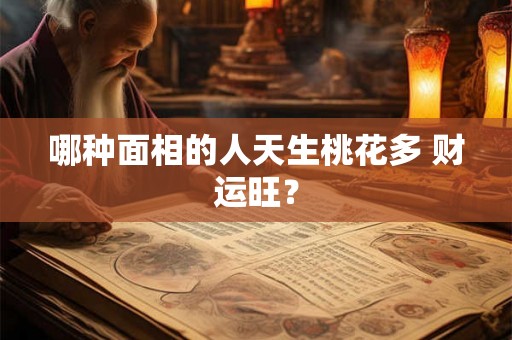 哪种面相的人天生桃花多 财运旺？