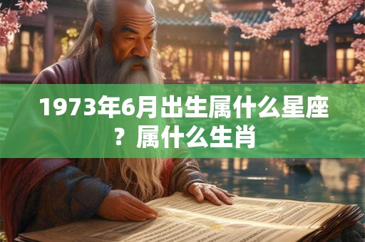 1973年6月出生属什么星座?属什么生肖 1973年6月出生属什么星座?属什么生肖