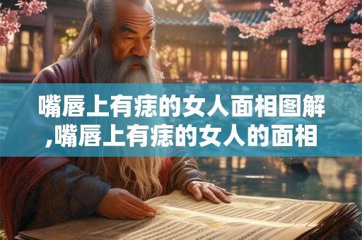 嘴唇上有痣的女人面相图解,嘴唇上有痣的女人的面相图解