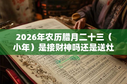 2026年农历腊月二十三（小年）是接财神吗还是送灶神？