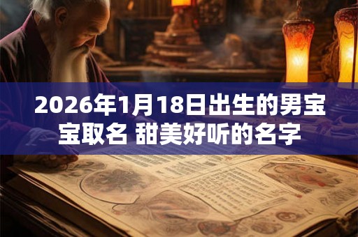 2026年1月18日出生的男宝宝取名 甜美好听的名字