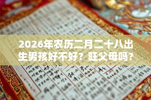 2026年农历二月二十八出生男孩好不好？旺父母吗？