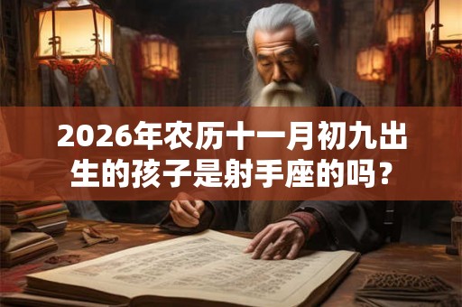 2026年农历十一月初九出生的孩子是射手座的吗？