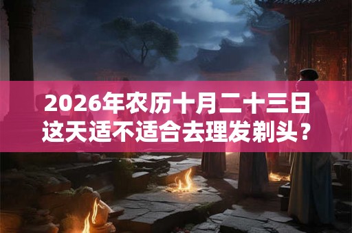 2026年农历十月二十三日这天适不适合去理发剃头? 2026年农历十月二十三日这天适不适合去理发剃头?