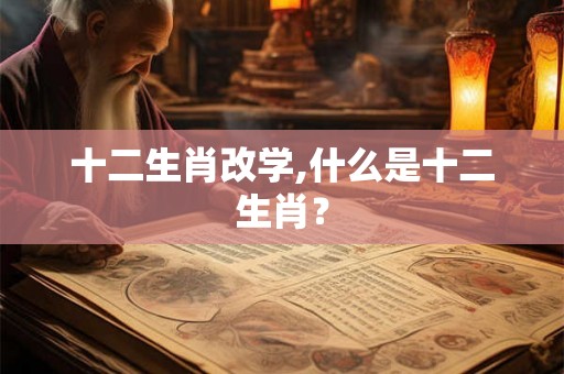 十二生肖改学,什么是十二生肖？
