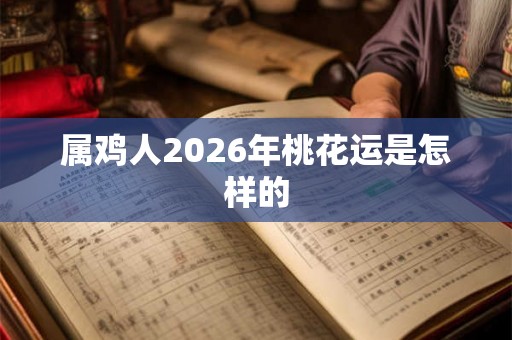 属鸡人2026年桃花运是怎样的