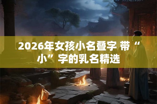 2026年女孩小名叠字 带“小”字的乳名精选 2026年女孩小名叠字 带“小”字的乳名精选