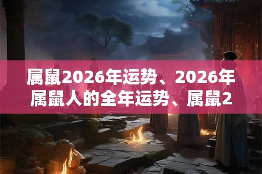 属鼠2026年运势、2026年属鼠人的全年运势、属鼠2026年每月运势