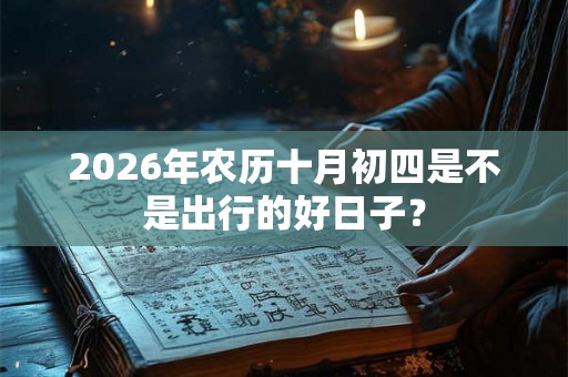 2026年农历十月初四是不是出行的好日子？