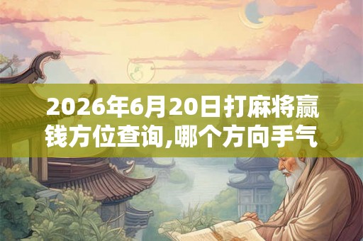 2026年6月20日打麻将赢钱方位查询,哪个方向手气佳