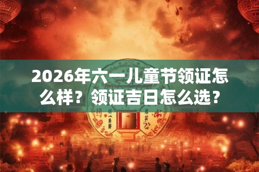 2026年六一儿童节领证怎么样?领证吉日怎么选? 2026年六一儿童节领证怎么样?领证吉日怎么选?