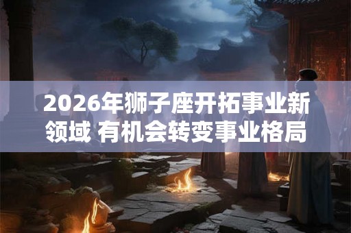2026年狮子座开拓事业新领域 有机会转变事业格局