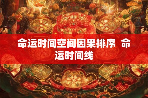 命运时间空间因果排序  命运时间线