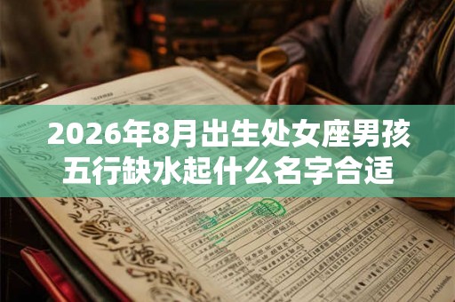 2026年8月出生处女座男孩五行缺水起什么名字合适 2026年8月出生处女座男孩五行缺水起什么名字合适