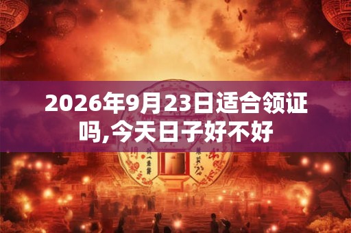 2026年9月23日适合领证吗,今天日子好不好