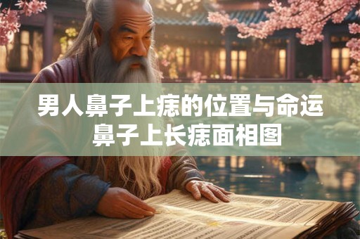 男人鼻子上痣的位置与命运  鼻子上长痣面相图