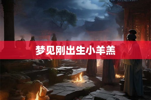 梦见刚出生小羊羔