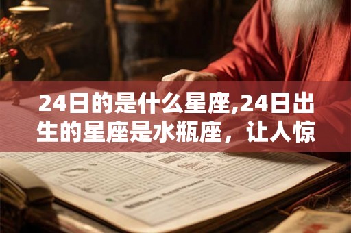 24日的是什么星座,24日出生的星座是水瓶座,让人惊喜! 24日的是什么星座,24日出生的星座是水瓶座,让人惊喜!
