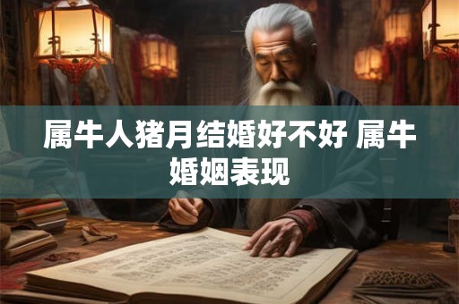 属牛人猪月结婚好不好 属牛婚姻表现